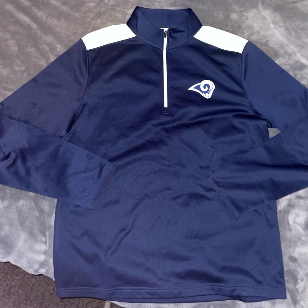 NFL Rams quarter zip